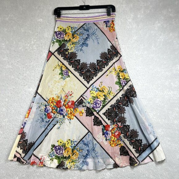 Petit Pos Dresses & Skirts - Vintage Petit Pois Skirt Womens Small Floral Print Skirt Y2K Boho Fairy